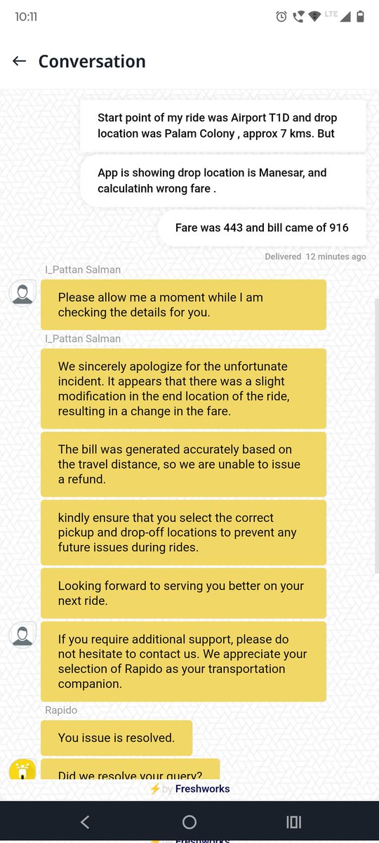 maeamit's tweet photo. @rapidobikeapp @RapidoCares 
No response yet..
App based chat Customer support is behaving like a robot response.. https://t.co/c9vobRHoVB