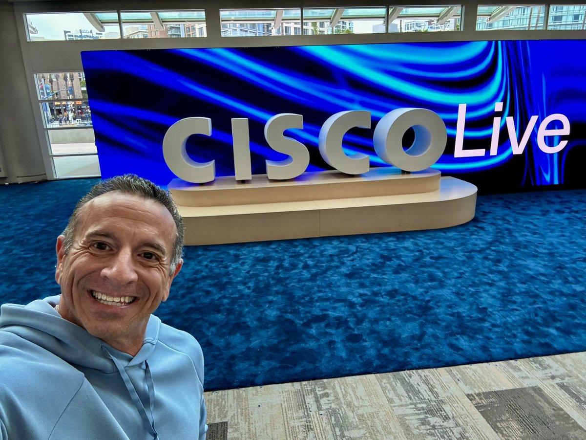 dmorace's tweet photo. Attending my 17th Cisco Live this week. If you’re in San Diego for #CiscoLive and want to connect give me a shout. https://t.co/HW8h61caoS