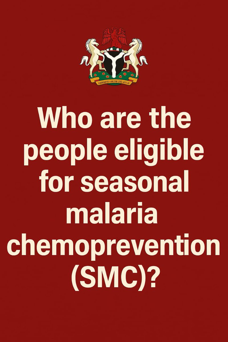 Seasonal Malaria Chemoprevention (SMC) is the intermittent administration of full courses of antimalarial medicine (usually Sulfadoxine-Pyrimethamine plus Amodiaquine - SPAQ) to children aged 3–59 months, regardless of whether they are infected with malaria,