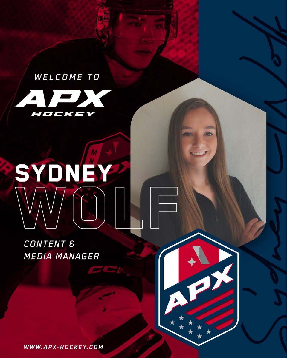 APX Hockey is excited to welcome Sydney Wolf as our new Media and Content Manager. With a strong background in hockey journalism and a passion for spotlighting the stories that often go untold, Sydney brings a unique voice to our team.

Get the full story on our website: