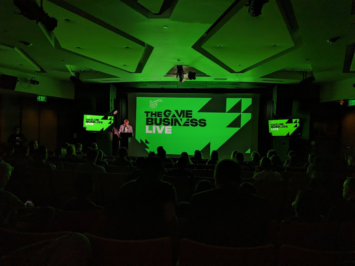 I'm here for one more event in LA. It's their first one here, part of the Summer Game Fest. #TheGameBusinessLive  #SummerGameFest