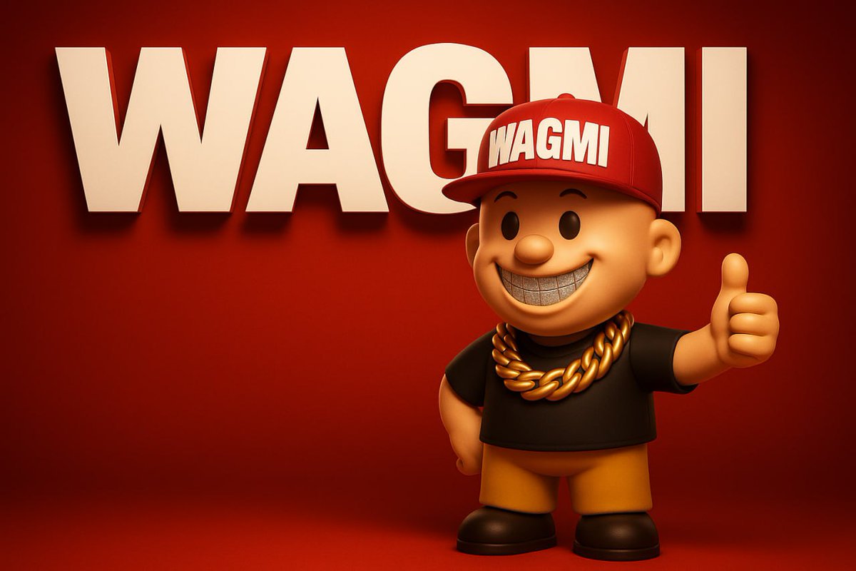 It’s not a MEME. It’s a MANIFESTO.

Everyone in crypto says it, nobody asks why.

$WAGMI might be the most important phrase in Web3 history, extending far beyond the reach of our X timelines to fitness, gaming, everyday conversation... and it’s just getting started, at $1.4M MC.