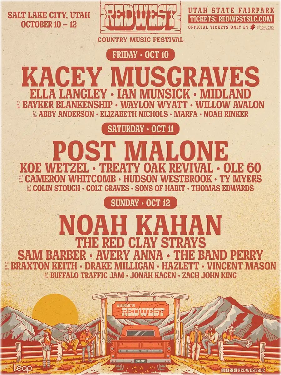 KaceyAccess's tweet image. Kacey Musgraves will headline the RedWest Country Music Festival.
Get tickets: redwestslc.com/tickets