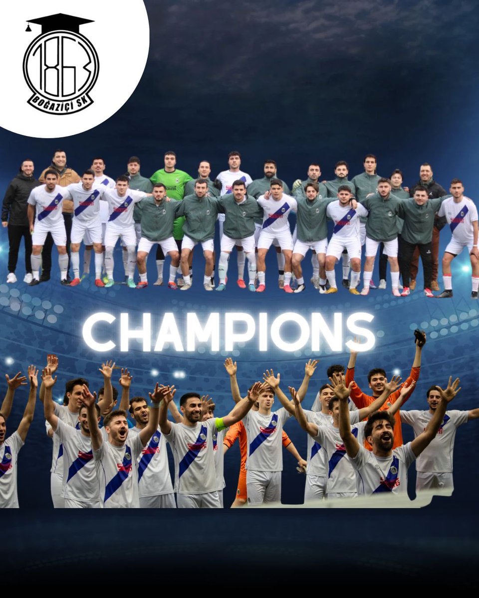 1863bogazicisk's tweet photo. 2024-2025 Sezonu 2.Amatör Lig 11.Grup Şampiyonu 1863 BOĞAZİÇİ https://t.co/WQ41PcX6xJ