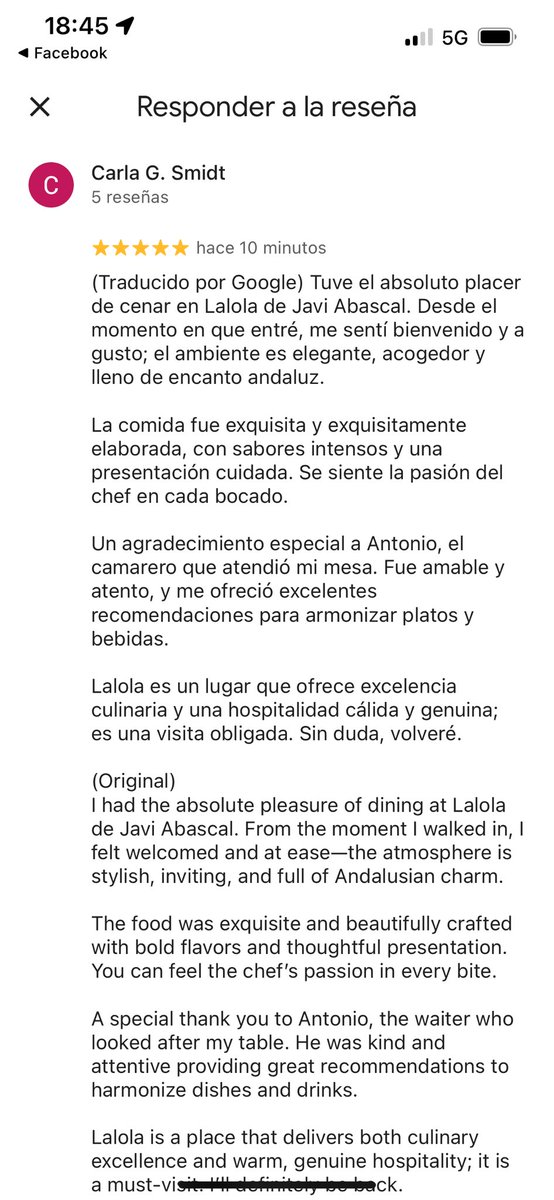 javier abascal (@javiabascalchef) on Twitter photo Los lunes son menos lunes con gente que nos vea así de bonito !!
Reseñarnosssssss si os apetece!! Que nos viene de lujo !! <a href="/lalola_sevilla/">Lalola, de Javi Abascal</a> Los lunes son menos lunes con gente que nos vea así de bonito !!
Reseñarnosssssss si os apetece!! Que nos viene de lujo !! <a href="/lalola_sevilla/">Lalola, de Javi Abascal</a>