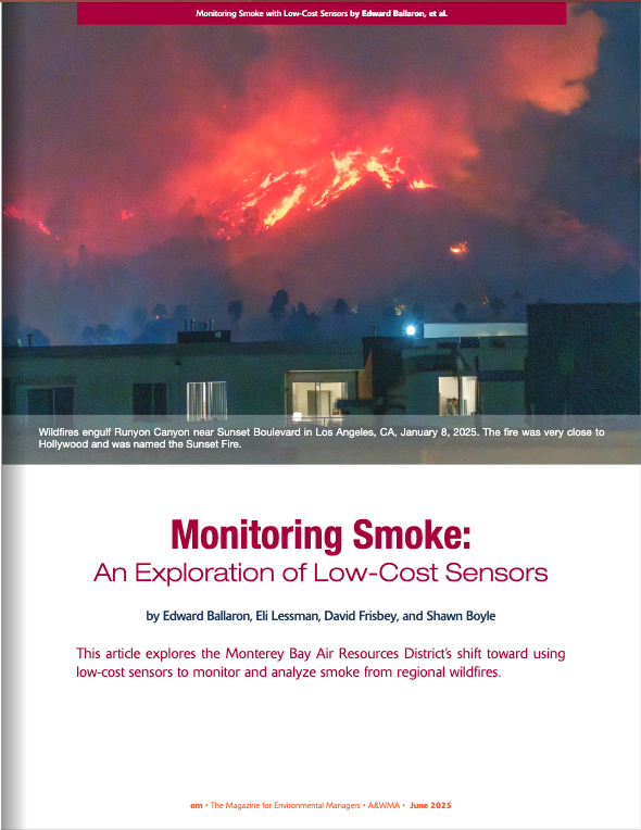 JoinClarity's tweet image. Check out this month's issue of @AirandWaste #Environmental Manager on low-cost #airquality sensors for case studies from @BrightlineDef & @MBUAPCD on Clarity sensors for #community empowerment & monitoring #smoke from #wildfires during #wildfireseason!
awma.org/emcurrentissue