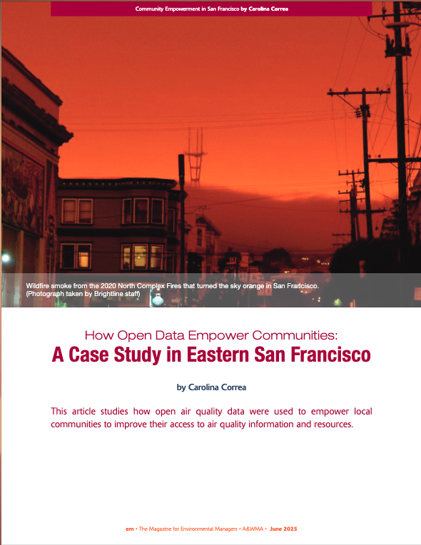 JoinClarity's tweet image. Check out this month's issue of @AirandWaste #Environmental Manager on low-cost #airquality sensors for case studies from @BrightlineDef & @MBUAPCD on Clarity sensors for #community empowerment & monitoring #smoke from #wildfires during #wildfireseason!
awma.org/emcurrentissue