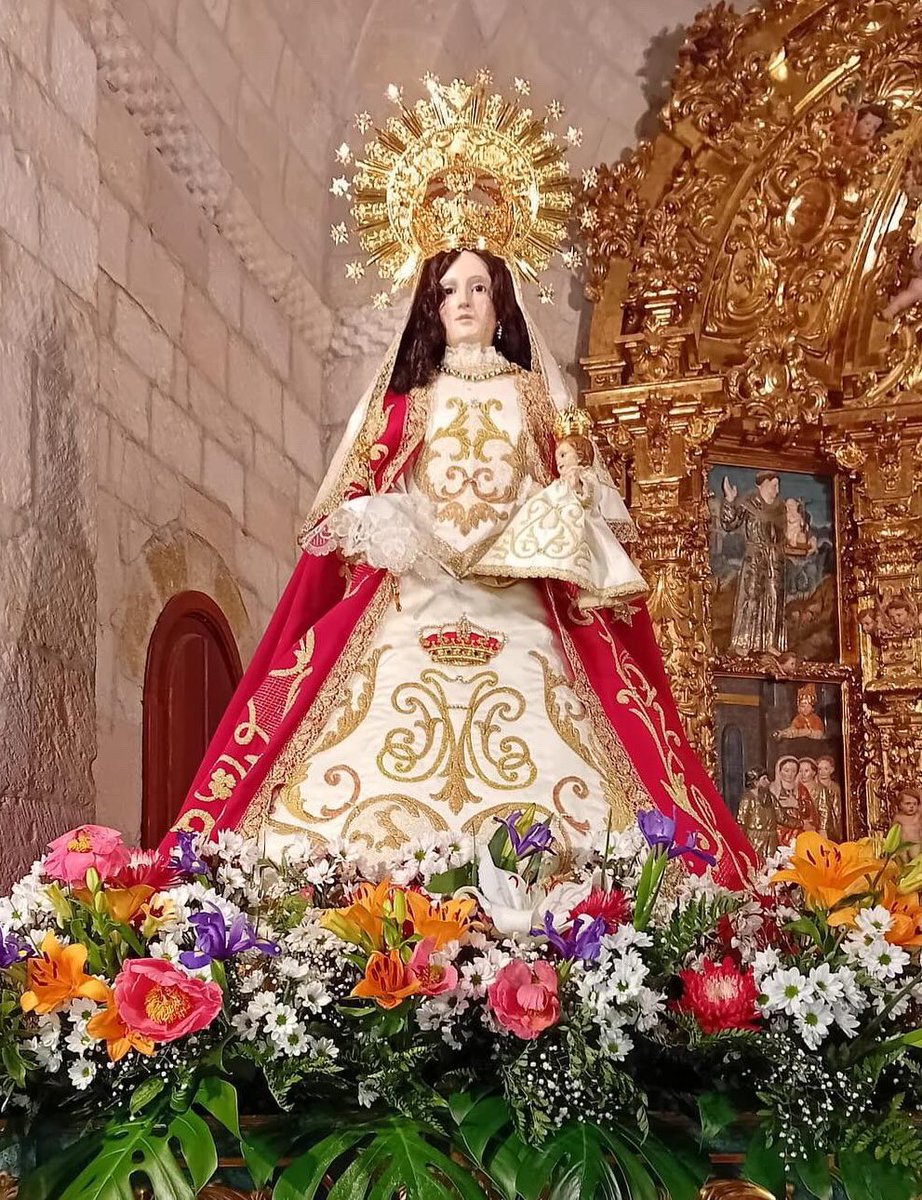 FeEspana's tweet photo. Hoy iniciamos el #TiempoOrdinario con la fiesta de #MaríaMadredelaIglesia celebrada desde antiguo bajo muchas advocaciones:

En la @diocesisdeavila:

-Hoy el Jubileo de la #VirgendelParral, en el pueblo de #ElParral.

-Ayer #VirgendelSocorro, en #Ávila capital. https://t.co/w9ERpwxYG2