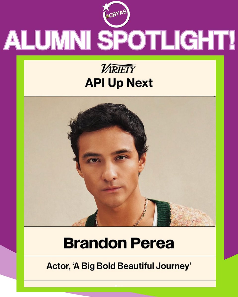 CynthiaBain's tweet image. 🌟 HUGE congrats to Cynthia&apos;s MasterClass alum Brandon Perea for being named one of Variety’s “8 API Up Next in Entertainment”! 🌟
This honor spotlights rising talent in the Asian and Pacific Islander community—and Brandon is leading that charge. 💥 #VarietyAPI #APIHeritageMonth