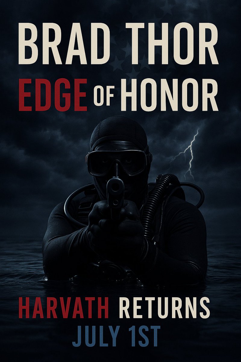 Bigger, badder, and more explosive than ever before. Scot Harvath returns on July 1st.

Signed/personalized copies available: bradthor.com/book/edge-of-h…