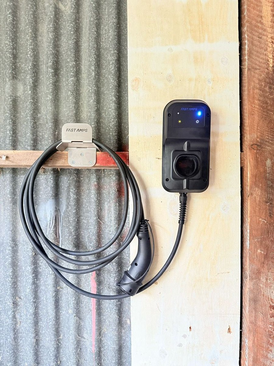 We love installing the FastAmps Alpha7. This is a compact, stylish 7.4kW charger for all electric vehicles. It has built in dynamic overcurrent protection and play nicely with your solar generation if required! It's affordable too - we can install these for as little as £699*.
