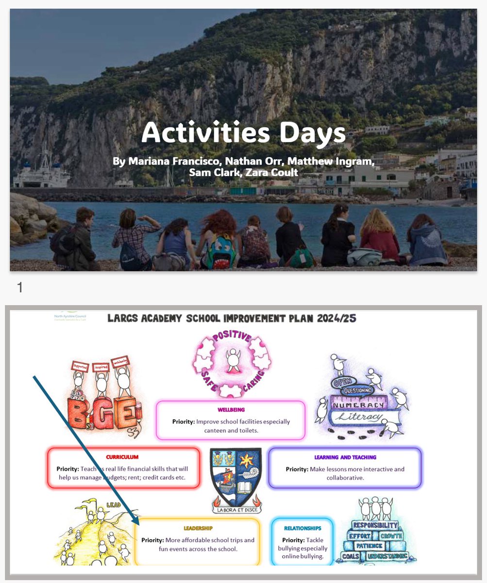 Largs Academy tweet media