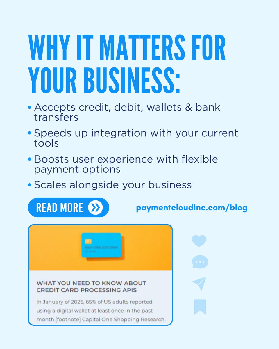 Digital payments are booming — and credit card APIs are powering the seamless, secure checkouts behind the scenes.

Whether you're scaling an app or running an online store, the right API makes it easy.🔗 loom.ly/BDqm6Ts
#Payments #Fintech #eCommerce #SmallBizTools