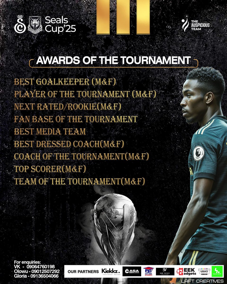 ui_su_sports's tweet photo. 🚨 JUST IN:

The official award lineup for Seals Cup '25. Across both categories, there are a number up for grabs for both individuals and teams🤩.

The final stretch has begun and if you really do aim to pick one up one of these, no doubt — it's most certainly time to lock in🤝 https://t.co/DwEL7Z7hfs