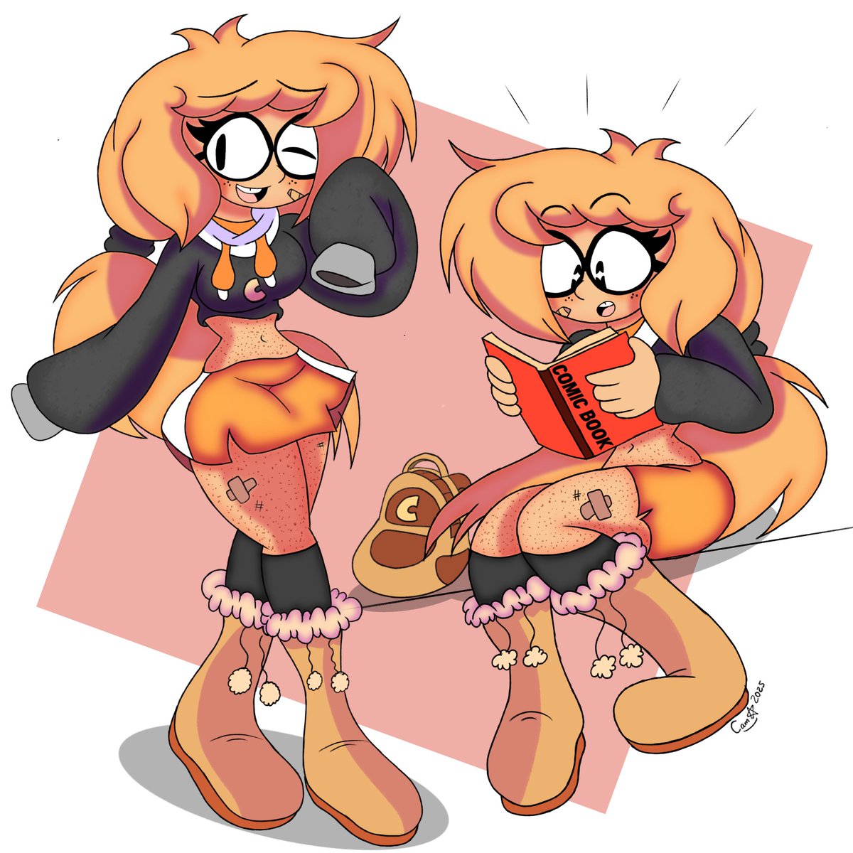 CamsSketchyDra1's tweet image. Cammy but more dork-ier 🤓💛