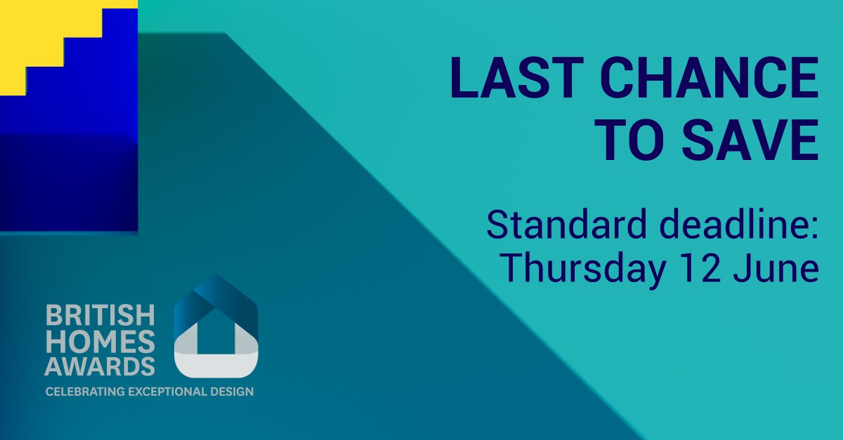DEADLINE DAY ☀️
Today is the final chance to save £100 per entry.

Don't miss out on spending less money on the opportunity of the year for your business!

Enter here: britishhomesawards.co.uk