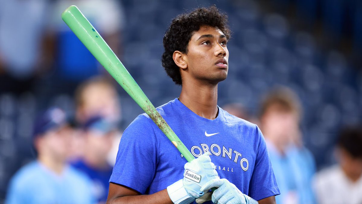 Sonny (@sonny_108) on Twitter photo After a bit of a delay the Prospect of the Week, voted on by <a href="/FBDiscord/">Fantasy Baseball Discord</a>, is back and this week's POTW is Arjun Nimmala - 19/SS/TOR/A+
<a href="/ProspectsLive/">Prospects Live</a> top 600 ranking (May ‘25): 55
PLive tools (2025): Hit: 45, Power: 60, Run: 55, Field: 55, Throw: 55
🧵👇 After a bit of a delay the Prospect of the Week, voted on by <a href="/FBDiscord/">Fantasy Baseball Discord</a>, is back and this week's POTW is Arjun Nimmala - 19/SS/TOR/A+
<a href="/ProspectsLive/">Prospects Live</a> top 600 ranking (May ‘25): 55
PLive tools (2025): Hit: 45, Power: 60, Run: 55, Field: 55, Throw: 55
🧵👇