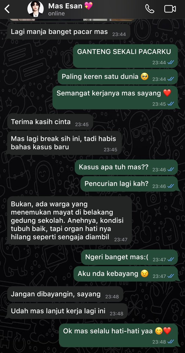 nukleusrps's tweet photo. ᝰ.ᐟ taeshan dua twt au

dalam cerita singkat;
p o l i c e (ts)
p s y c h o c p a t h (lh) https://t.co/Su8638IqQx