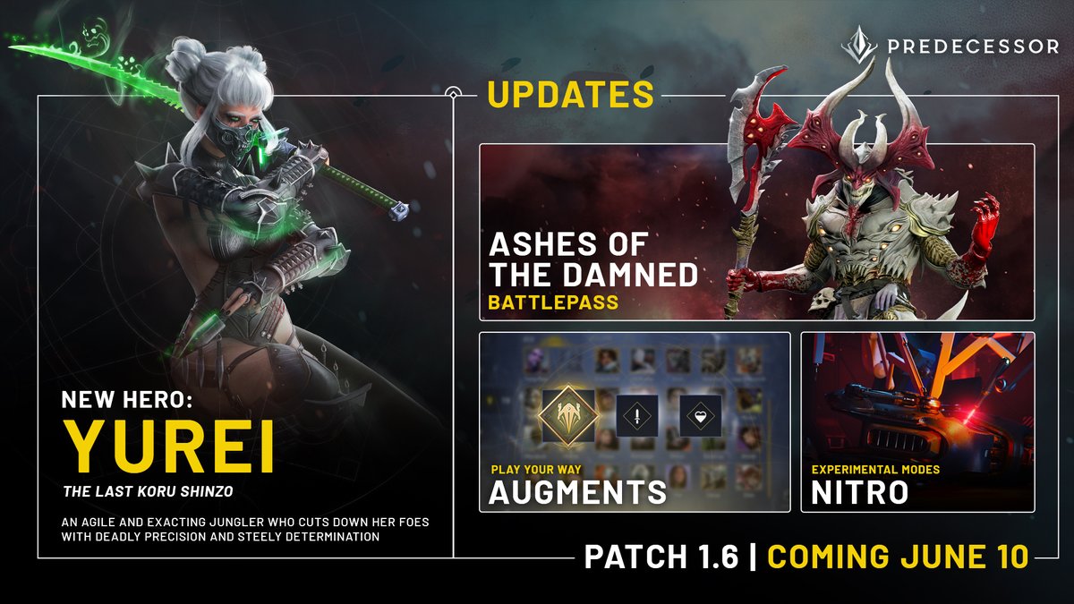 1 Day left! 👾

Here's what's coming to 1.6 tomorrow ⚡

Who is excited? 💪⚔️