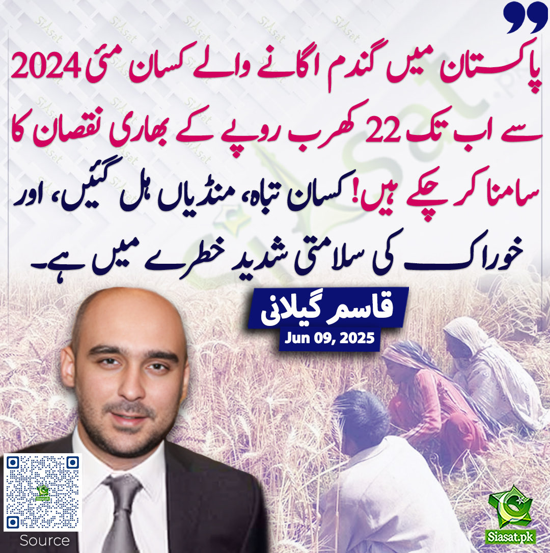 گیلانی صاحب آپ اس جرم و تباہی میں برابر کے شریک ہیں