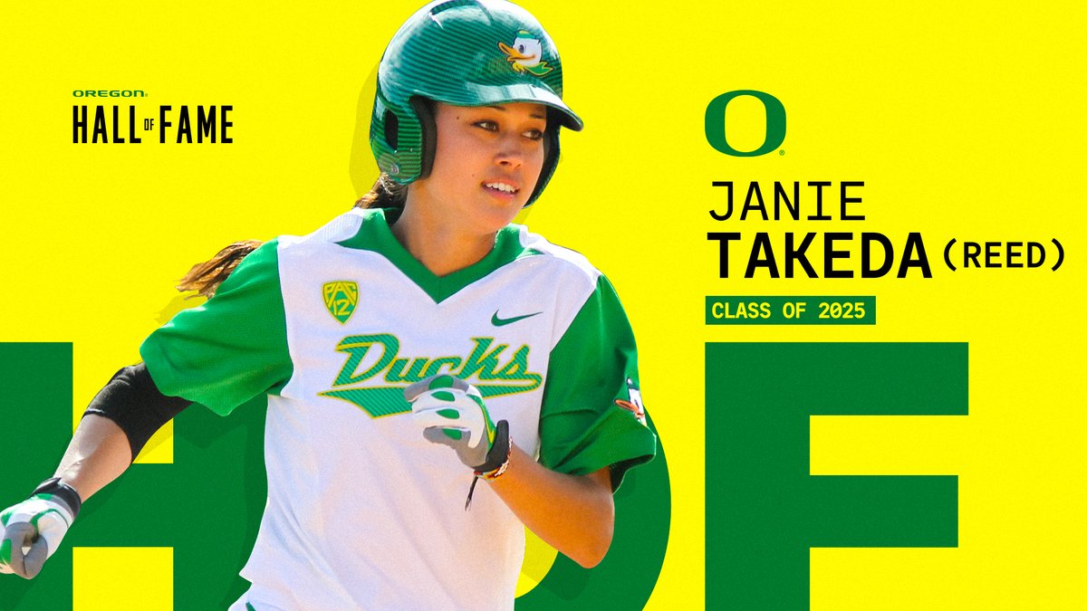 Janie (Takeda) Reed to be inducted into the Oregon Hall of Fame!

📰 tinyurl.com/2ba6jxt4

#GoDucks