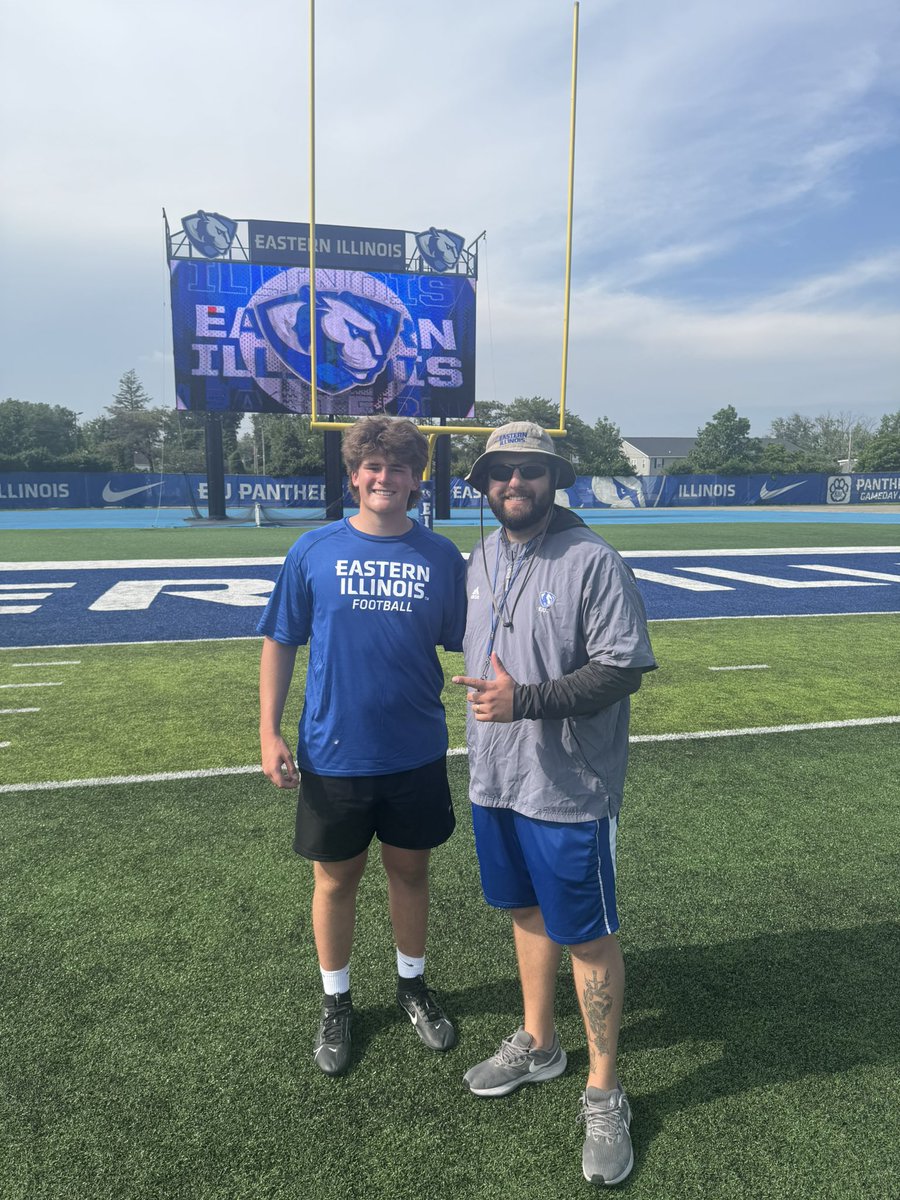 Jackson Miranda (@jacksonamiranda) on Twitter photo Had a great time competing at <a href="/EIU_FB/">Eastern Illinois Football</a> camp! Loved the atmosphere and loved the hospitality!
Thanks <a href="/MKeeler5/">Coach Mason Keeler</a> for the invite and having me out to EIU it was great connecting with you! <a href="/_CoachHoov/">Cole Hoover</a> <a href="/Minooka_Indians/">Minooka Football</a> <a href="/RecruitTheNook/">Minooka Football Recruiting</a> <a href="/MinookaStrength/">Minooka Strength and Conditioning</a> <a href="/EDGYTIM/">Timothy “EDGYTIM” OHalloran</a> <a href="/PrepRedzoneIL/">Prep Redzone Illinois</a> #WeNotMe Had a great time competing at <a href="/EIU_FB/">Eastern Illinois Football</a> camp! Loved the atmosphere and loved the hospitality!
Thanks <a href="/MKeeler5/">Coach Mason Keeler</a> for the invite and having me out to EIU it was great connecting with you! <a href="/_CoachHoov/">Cole Hoover</a> <a href="/Minooka_Indians/">Minooka Football</a> <a href="/RecruitTheNook/">Minooka Football Recruiting</a> <a href="/MinookaStrength/">Minooka Strength and Conditioning</a> <a href="/EDGYTIM/">Timothy “EDGYTIM” OHalloran</a> <a href="/PrepRedzoneIL/">Prep Redzone Illinois</a> #WeNotMe