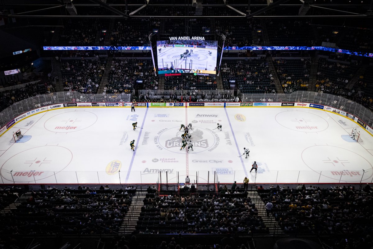 The Great Lakes Invitational returns for its 59th installment on December 28-29, 2025 at Van Andel Arena in Grand Rapids!

We'll take on Ferris State at 7:00 p.m. on Dec. 28 in a field that also features Michigan Tech and Miami.

Tickets go on sale in September at