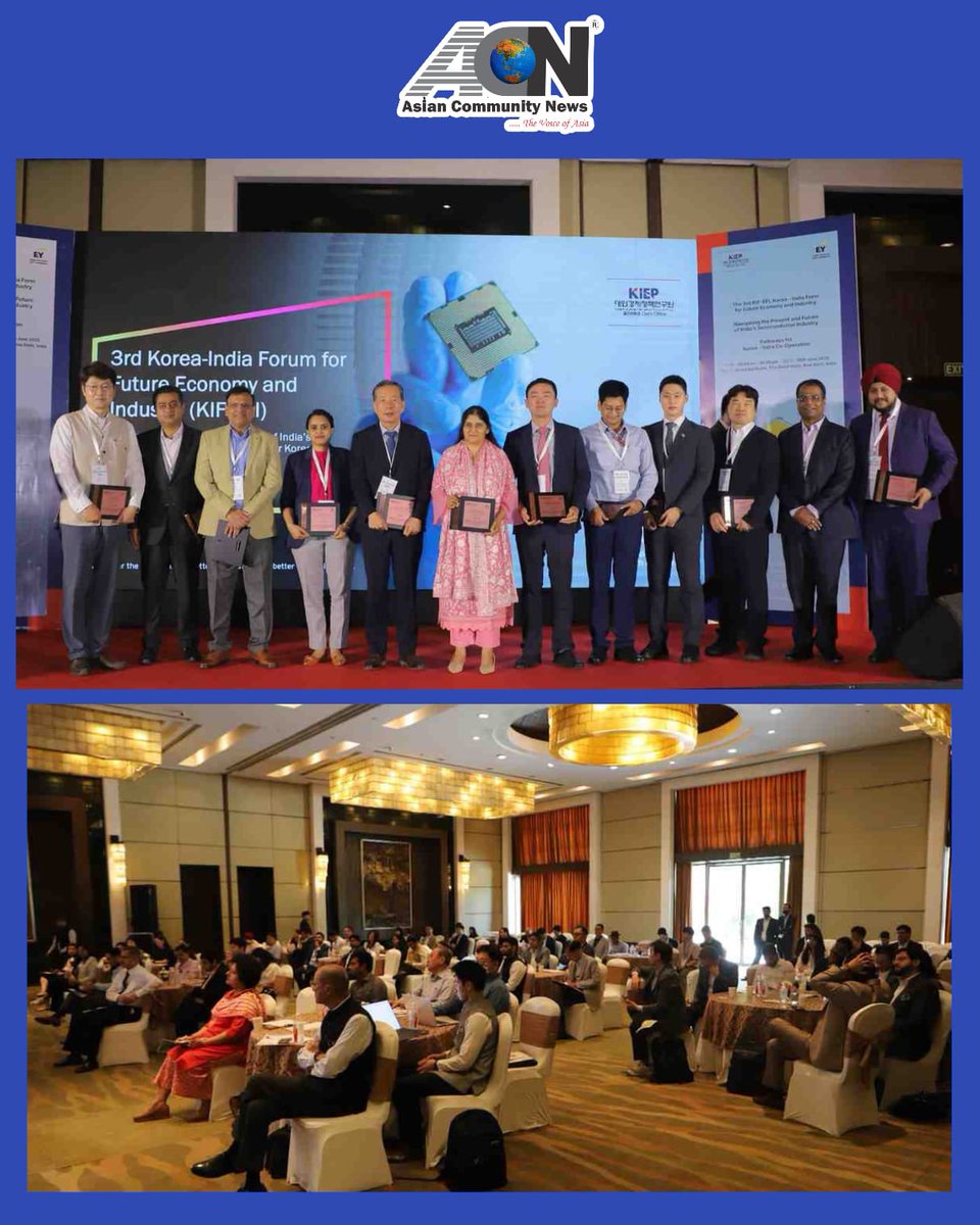 skahuja13's tweet image. Strengthening Tech Ties! ๐ฎ๐ณ๐ค๐ฐ๐ท
India and South Korea just took a giant leap in the semiconductor space at the 3rd KoreaโIndia Future Economy & Industry Forum in New Delhi! ๐๏ธ๐ก
#SemiconductorRevolution#KoreaIndiaPartnership #TechForum2025
Read more ๐๐ป
asiancommunitynews.com/korea-india-foโฆ