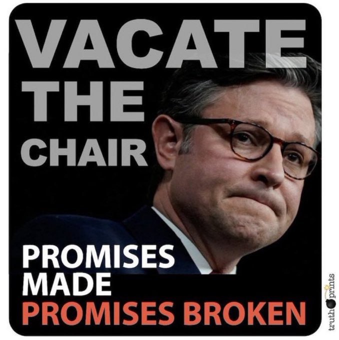 Remember "No Tax on Social Security"? Promise made, Promise broken. Speaker Johnson and  Leader John Thuneز

I am outraged. Are you furious?

A. Yes
B. No