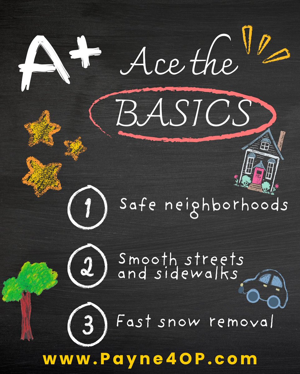 Payne4OP's tweet photo. My campaign believes in Acing the Basics—being the absolute best at the most fundamental. Strong communities start with getting the basics right.

#Payne4OP

Check out my priorities and more at https://t.co/Sjz6DebZHe. https://t.co/ul6bdtvohH