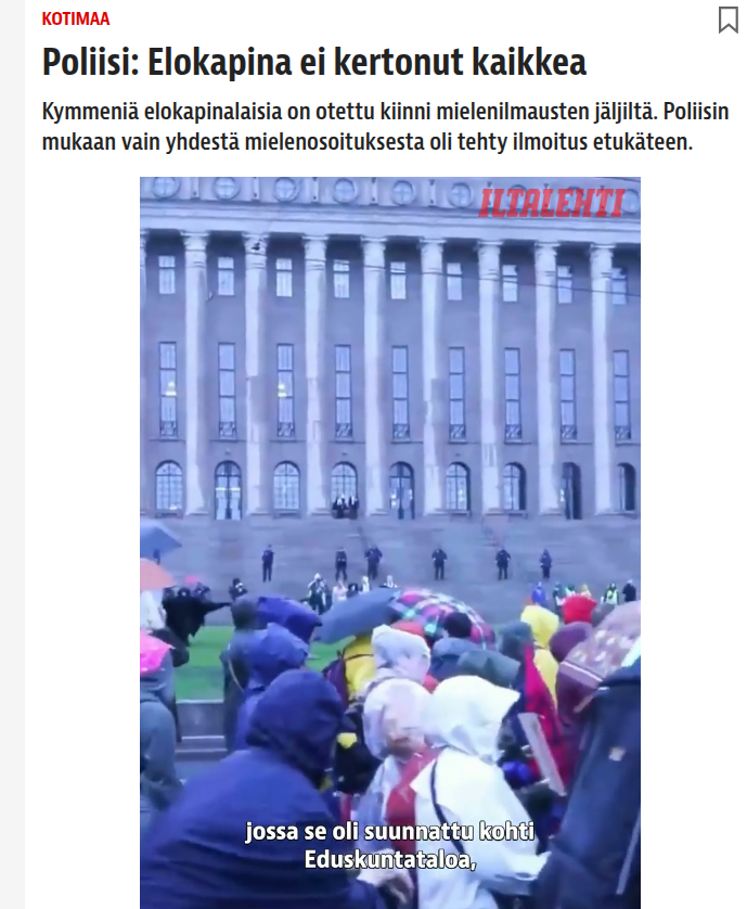 Miksi tämän terroristijärjestön sallitaan yhä terrorisoida kaupunkia? Elokapinan kattojärjestön puheenjohtajan puheet veivät vankilaan, kun hän oli kehottanut tappamaan kaikki poliittiset johtajat. iltalehti.fi/kotimaa/a/a4c7…