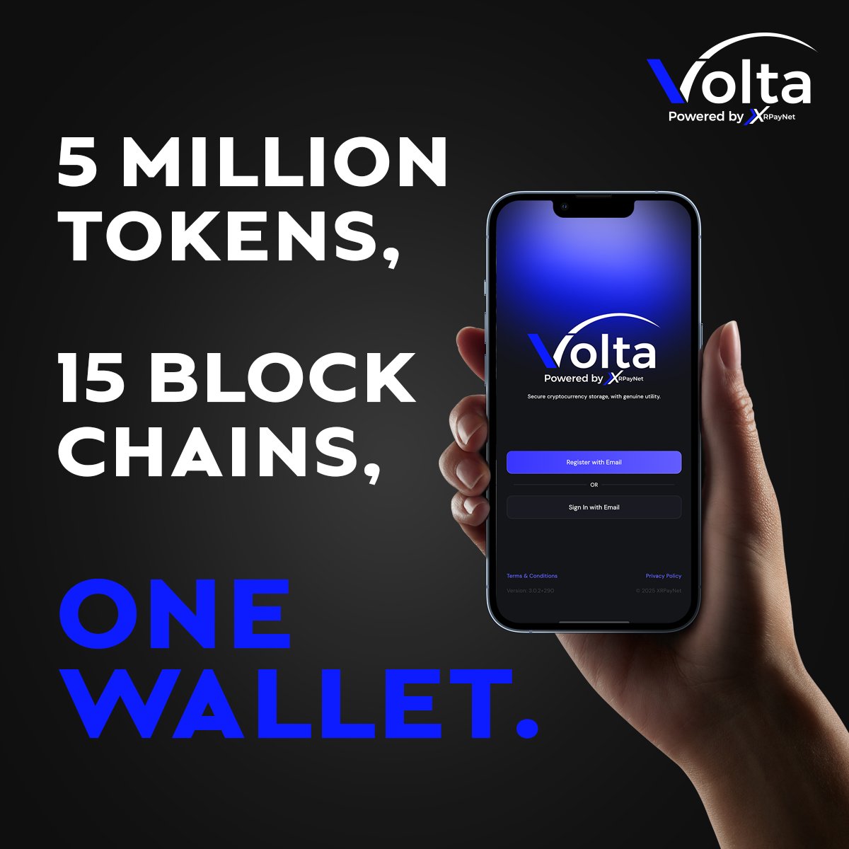 One wallet to rule them all! 🌐🔐

Access over 5 million tokens and 15 major blockchains all from the palm of your hand.

Volta Wallet is your all-in-one command center for Web3.
Download now 👉 loom.ly/06cDjuI

#VoltaWallet #CryptoTools #Web3 #MultichainWallet