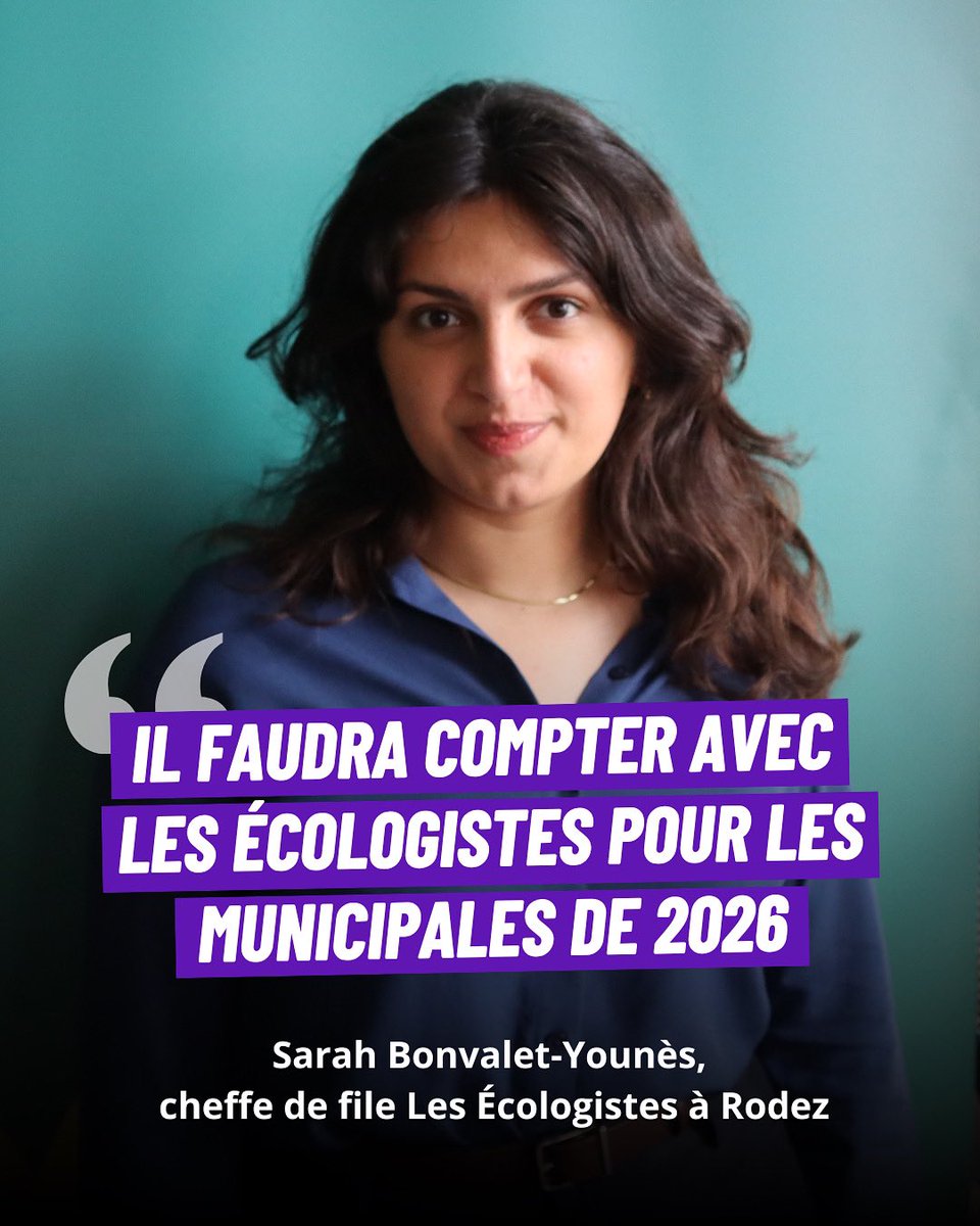 Désignée cheffe de file en vue des élections municipales de 2026 à Rodez, je lance un appel 📣
Un appel à la responsabilité.
Un appel à l’union. 
Car seule l’union nous permettra de faire émerger une alternative ambitieuse, crédible et majoritaire.
#Frontpopulaireruthénois 🌱