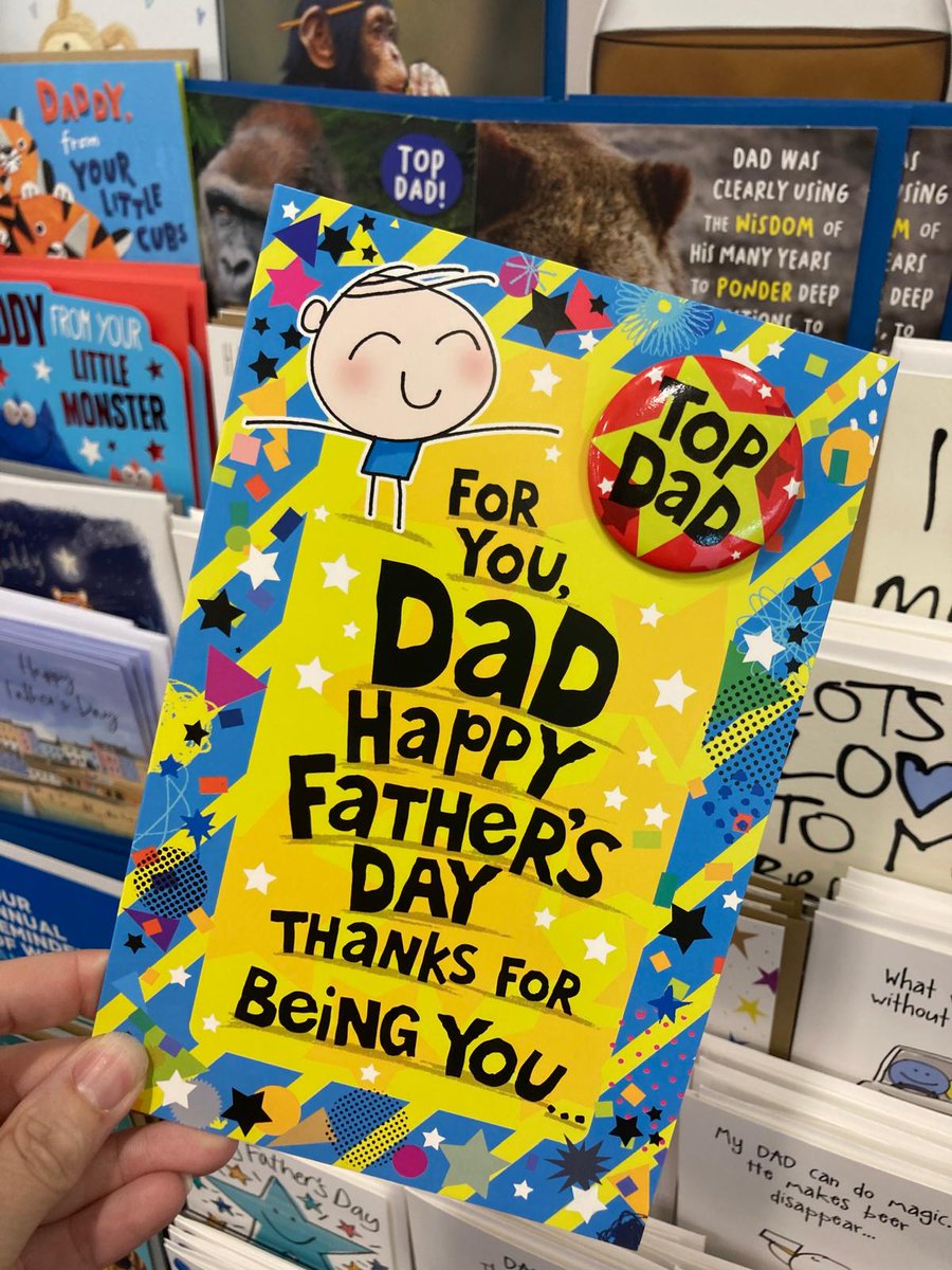 World's greatest Dad or Top of the Pops… Celebrate the Dad in your life with the perfect card, from <a href="/WHSmith/">WHSmith</a>. 🥇 

#WHSmith #FathersDayGifting #LoveYourDad #FathersDay