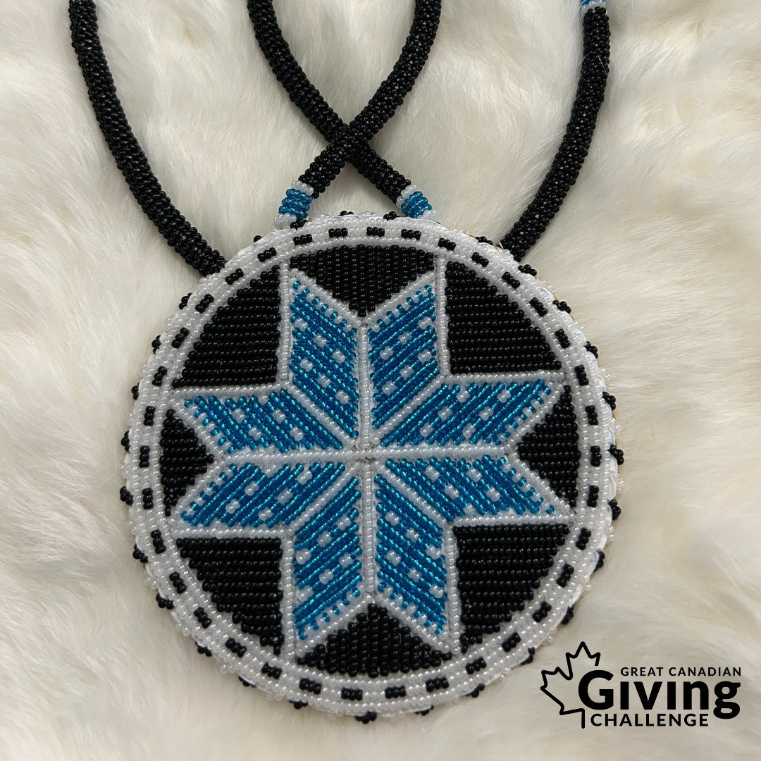 Donate $20+ through CanadaHelps this June &amp; you could win this stunning beaded medallion by Jocelyn Marshall (Membertou First Nation). Every donation supports @MDCCentre &amp; enters us to win $10K in the #GivingChallengeCA!
Give now: mikmaweydebert.ca/donations/