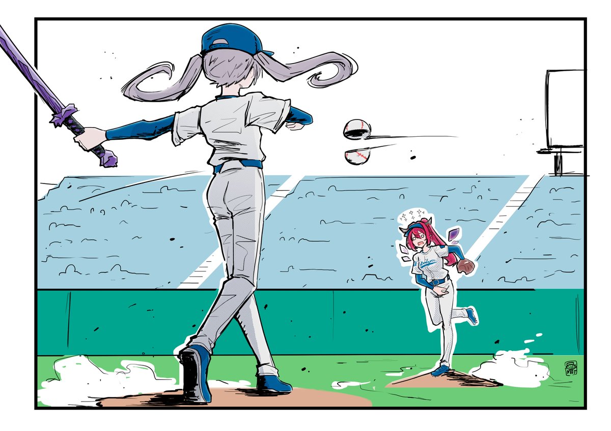 matdesenheiro's tweet image. ⚾️⁉️
#bijouwled #IRySart #hololiveDodgers