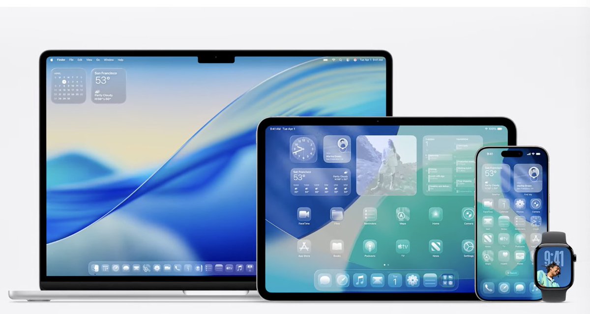 Next Gen Apple Software is official #WWDC25
