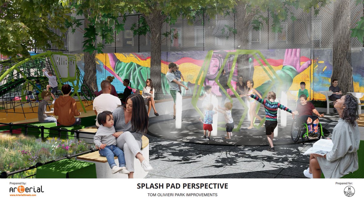 Provide feedback for Tom Olivieri Park upgrades! The City launched a survey to get input on preliminary designs, which include an inclusive playground, spray area, &amp; more.
More: hobokennj.gov/news/city-of-h…
Survey: arcg.is/qLLD11.
<a href="/HudCoTweet/">Hudson County</a> <a href="/CraigGuyHC/">Craig Guy</a> #HCOpenSpaceTrustFund