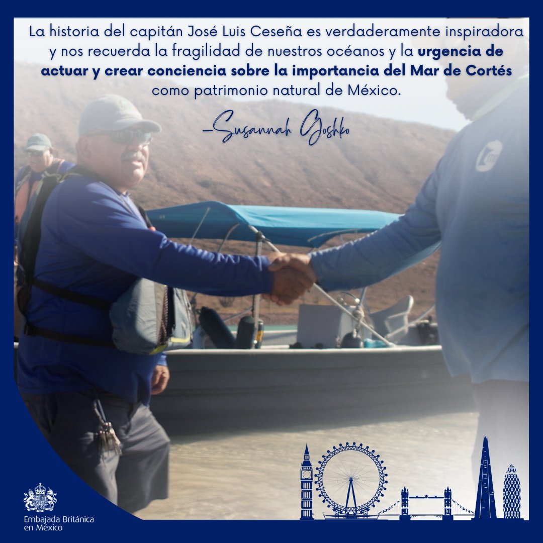 UK in Mexico🇬🇧🇲🇽 (@ukinmexico) on Twitter photo 🌊 The Royal Foundation y el Príncipe Guillermo, a través de <a href="/united4wildlife/">United for Wildlife</a>, lanzaron una increíble docuserie que retrata la labor de los guardianes ambientales.
En el capítulo 🇲🇽 conocimos al capitán José. La Embajadora <a href="/SusannahGoshko/">Susannah Goshko</a> nos cuenta más: bit.ly/3FxCf0e 🌊 The Royal Foundation y el Príncipe Guillermo, a través de <a href="/united4wildlife/">United for Wildlife</a>, lanzaron una increíble docuserie que retrata la labor de los guardianes ambientales.
En el capítulo 🇲🇽 conocimos al capitán José. La Embajadora <a href="/SusannahGoshko/">Susannah Goshko</a> nos cuenta más: bit.ly/3FxCf0e