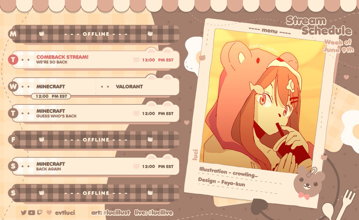 Luci 🧸🥞【 EN VTuber 】 (@EVTLuci) / Posts / X