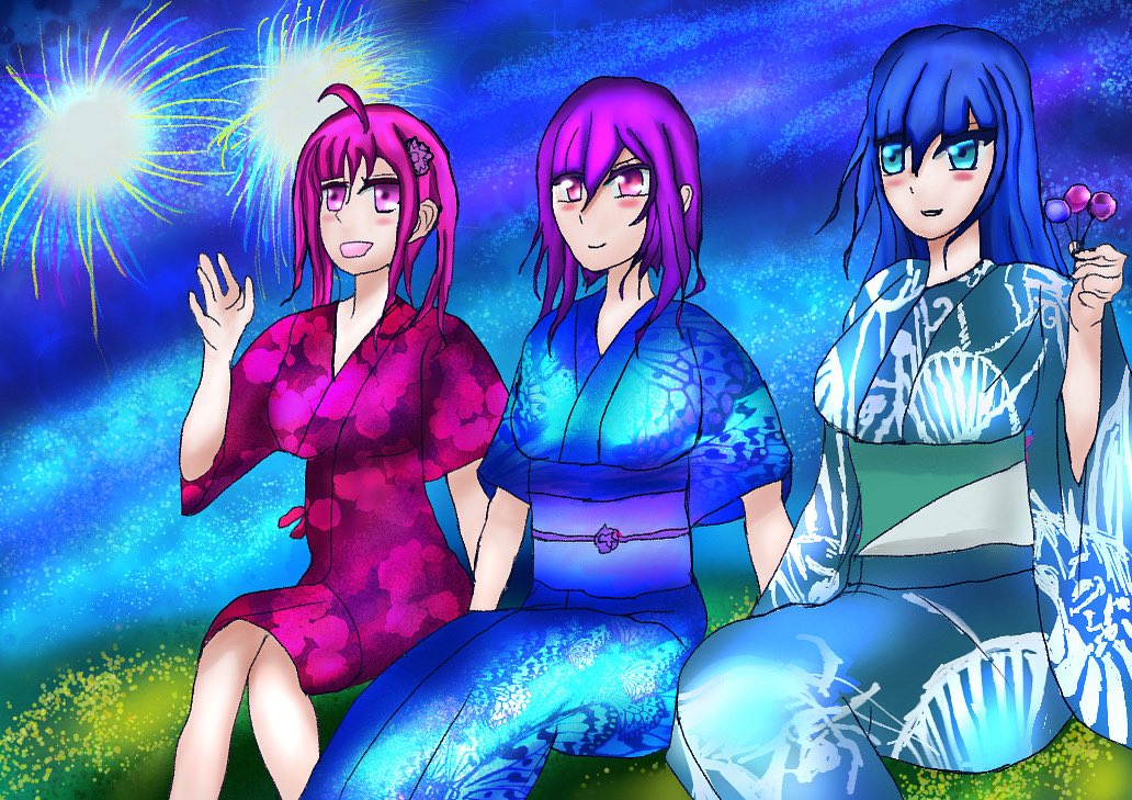 black38521's tweet photo. 新作のオリジナルイラスト完成しました！！✨
美しく可愛く描けて満足です！☺️

#イラスト好きな人と繋がりたい 
#オリジナルイラスト 
#うちのこの可愛さに酔いしれてる https://t.co/7LvB6lAoKI