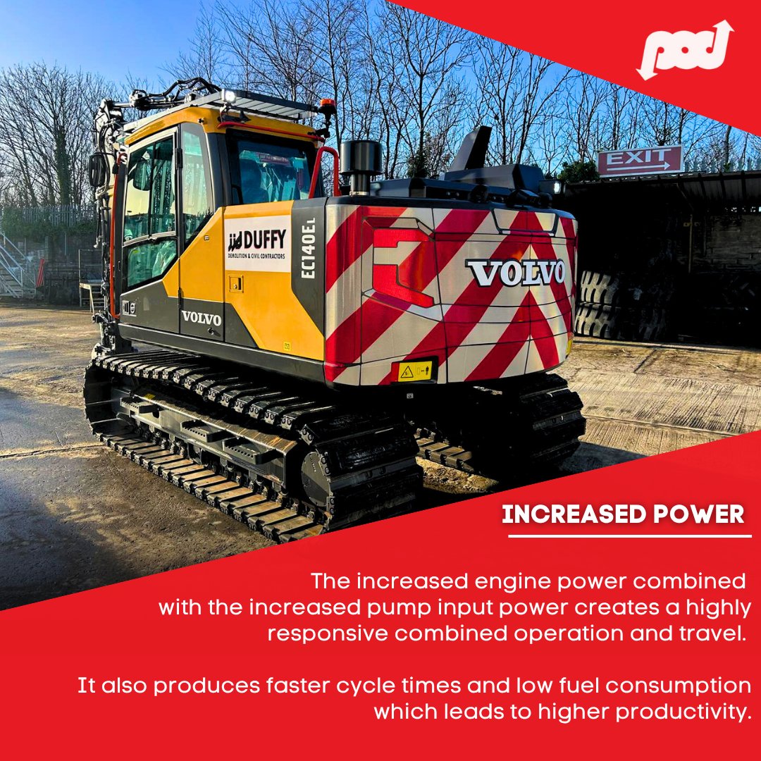 PODMachines's tweet image. It’s the Machine of the Week!

Today&apos;s machine of the week is the EC140EL!

The EC140EL - Designed to deliver every function with superior efficiency.

Pat O&apos;Donnell &amp;amp; Co.
patodonnell.com

#volvoce #volvoscoop #volvoloader #construction #machinery #heavymachinery