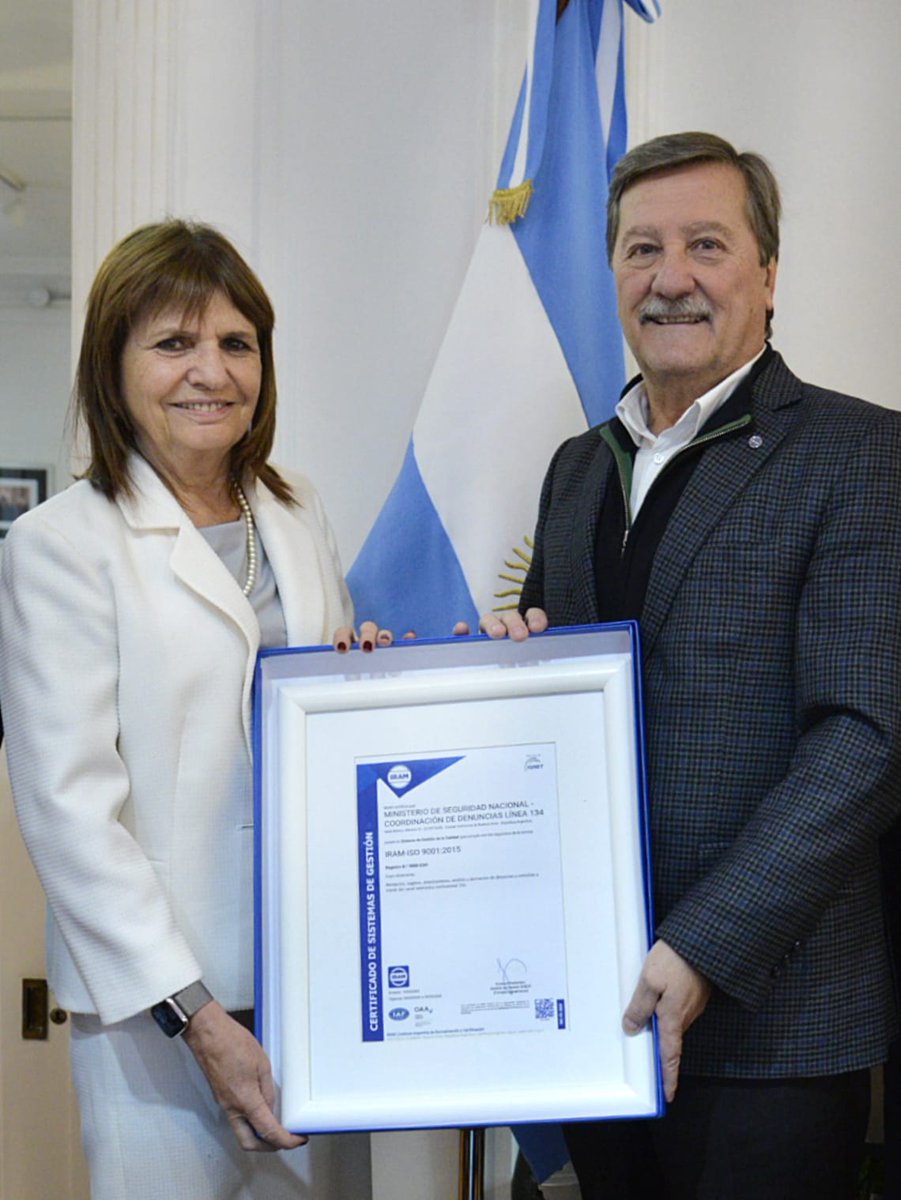 Ministerio de Seguridad Nacional tweet media
