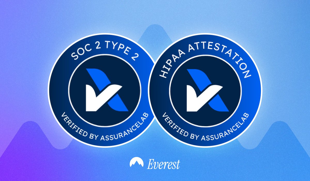 🔐 Everest is now SOC 2 Type II &amp; HIPAA compliant! 🎉

Our AI platform helps CROs, consultancies &amp; life sciences teams generate accurate clinical &amp; regulatory documents—faster, safer, and at scale.

Now fully certified for security &amp; privacy.

🔗 everest.log10.io