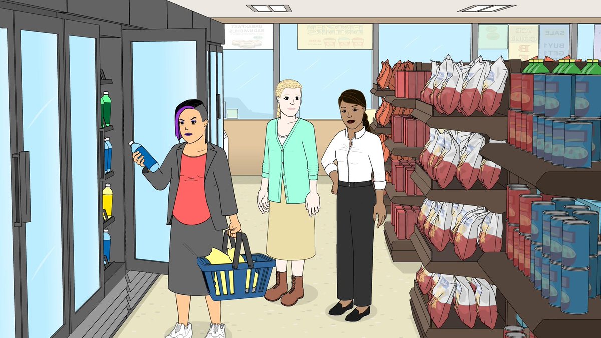 VerdaRunner's tweet photo. Few more stills from our latest animated sketch!  Keep keepin y'all. https://t.co/w6IfdyotWy