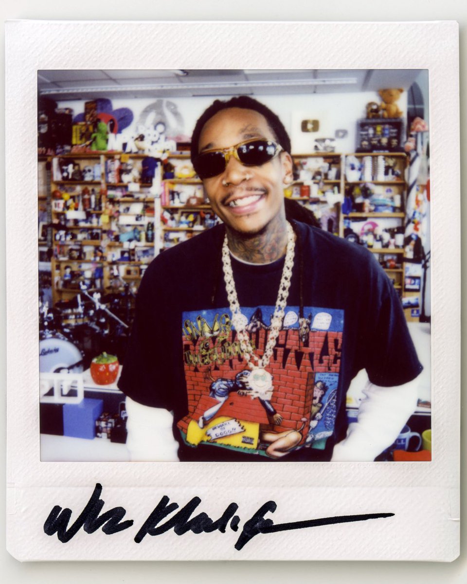 Incoming classic. <a href="/wizkhalifa/">Wiz Khalifa</a> #tinydesk #kushandoj TOMORROW AT NOON!
