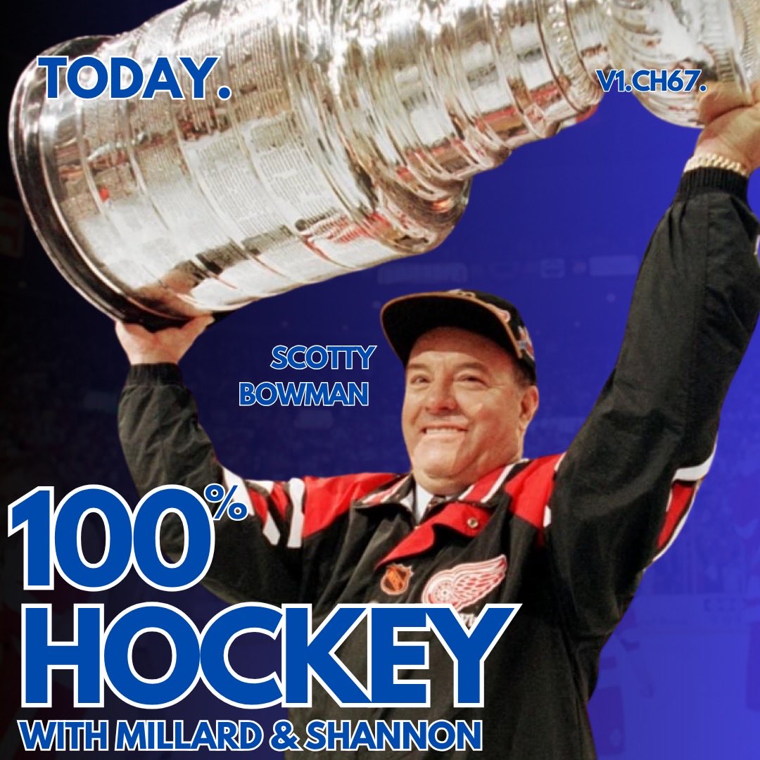 100% Bowman.  On the #StanleyCup , his son the GM and losing his first 12 SCF games. 

Full podcast at

pod.link/1787800910