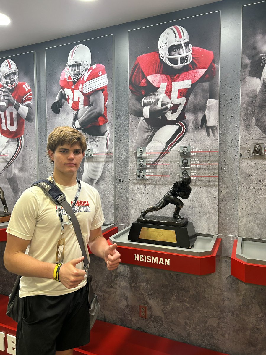 Richie_Bruder's tweet photo. Great day competing today at Ohio State. Thank you @theGunnerDaniel for the invite, great conversation, and tour of the facilities. Look forward to staying in touch. Go Buckeyes! @mikedono_ @LetitRide19 @TheChrisRubio https://t.co/YyWqg4WvFm
