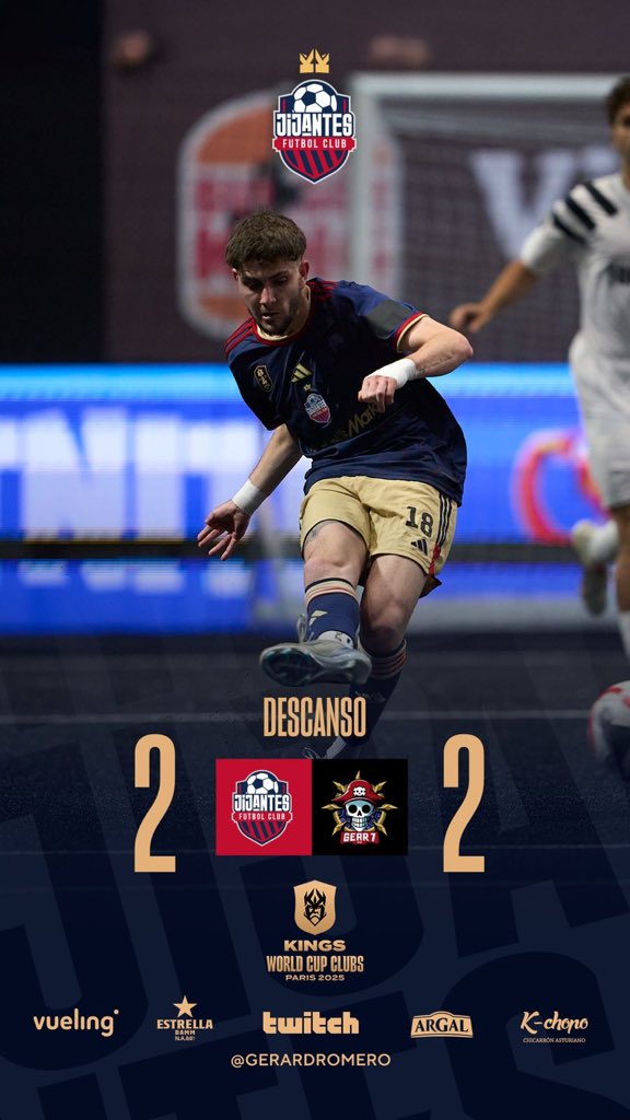 ‼️ MEDIA PARTE CON EMPATE EN EL MARCADOR 🇫🇷

🔗 twitch.tv/gerardromero