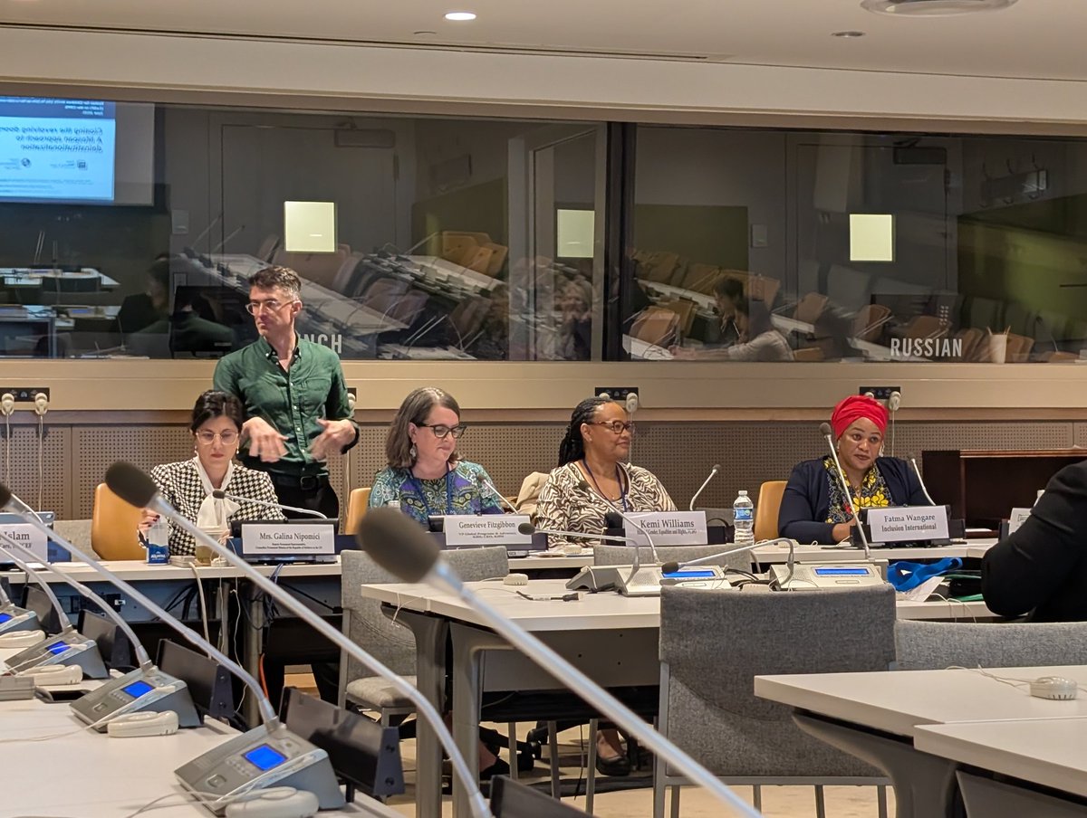 Taking a break from the Civil Society Forum, we join a side event with <a href="/Keystone_KHS/">Keystone Human Services</a> on deinstitutionalisation.

"Children who live in institutions become adults that live in institutions. It's a revolving door - we need a lifespan approach" - Dorodi Sharma